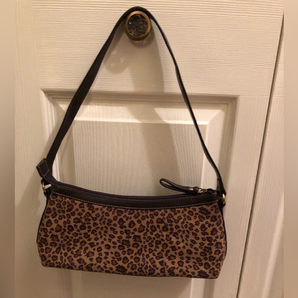 Vtg RELIC Small Animal Leopard Cheetah Print Shoulder bag Purse EUC